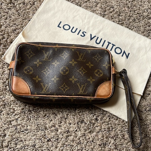 Louis Vuitton Marly Dragonne Monogram Wristlet - Picture 1 of 14